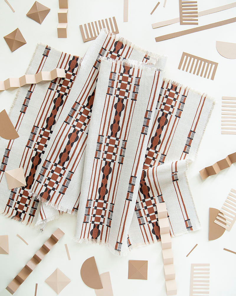 Staccato Stripe: Brick