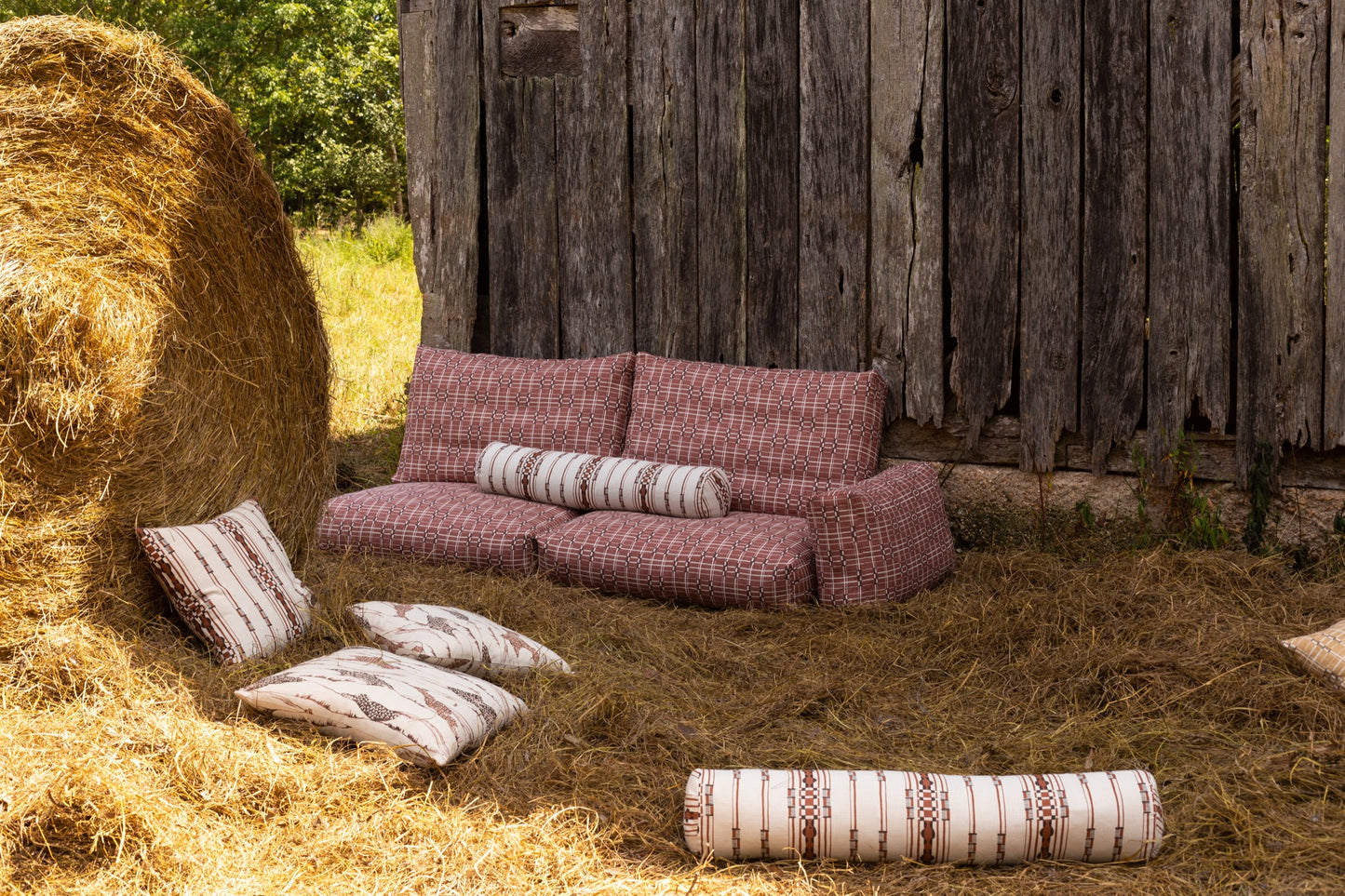 Staccato Stripe: Brick