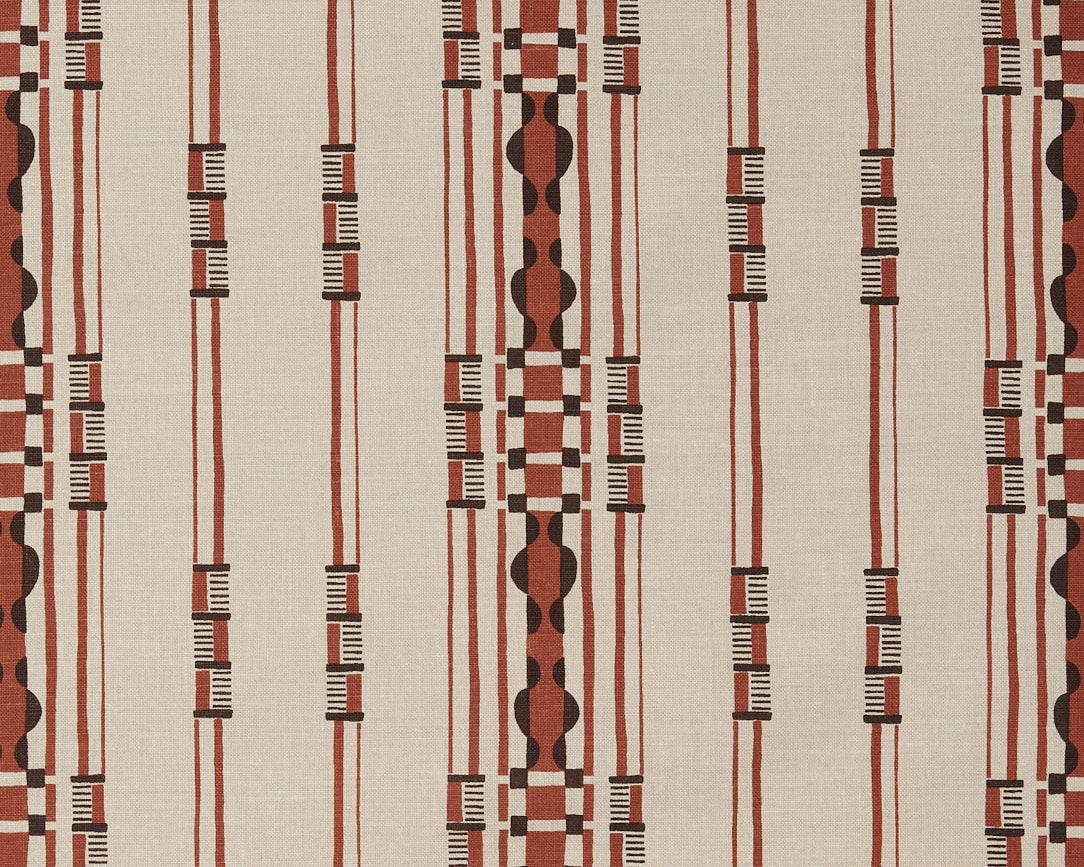 Staccato Stripe: Brick